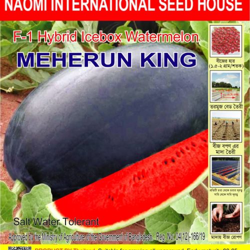  বারোমাসি  কালো তরমুজ NAOMI SEED 